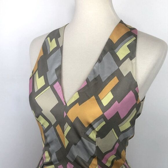 MILLY of NEW YORK CAMILLA HALTER DRESS 100… - Picture 6 of 14